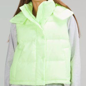 Lululemon Wunder Puff Cropped Vest Size 4